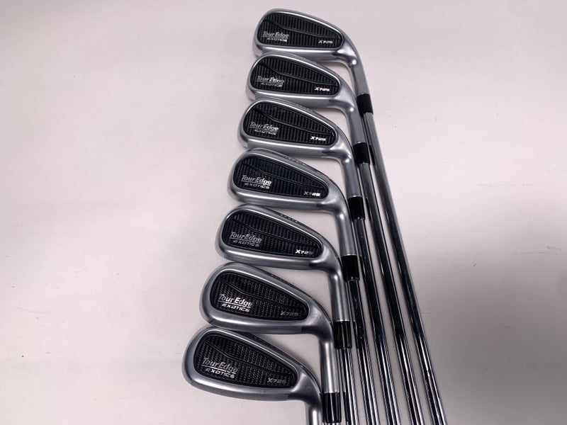 Tour Edge Exotics X725 Iron Set 5-PW+GW KBS Max MT 85g Stiff Steel Mens RH
