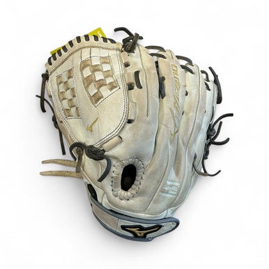 Used Mizuno GMVP 1250PF4W Softball Glove LH Throw White 12 1/2" 11873-S000226052