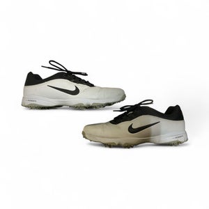 Used Nike Mens Golf Shoes Black And White Senior 9.5 11873-S000224679