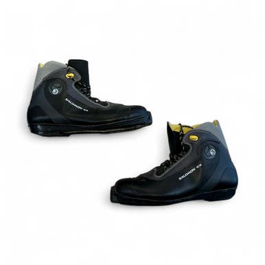 Used Salomon Mens 75MM XC Ski Boots Black M 11-11.5 11873-S000203377