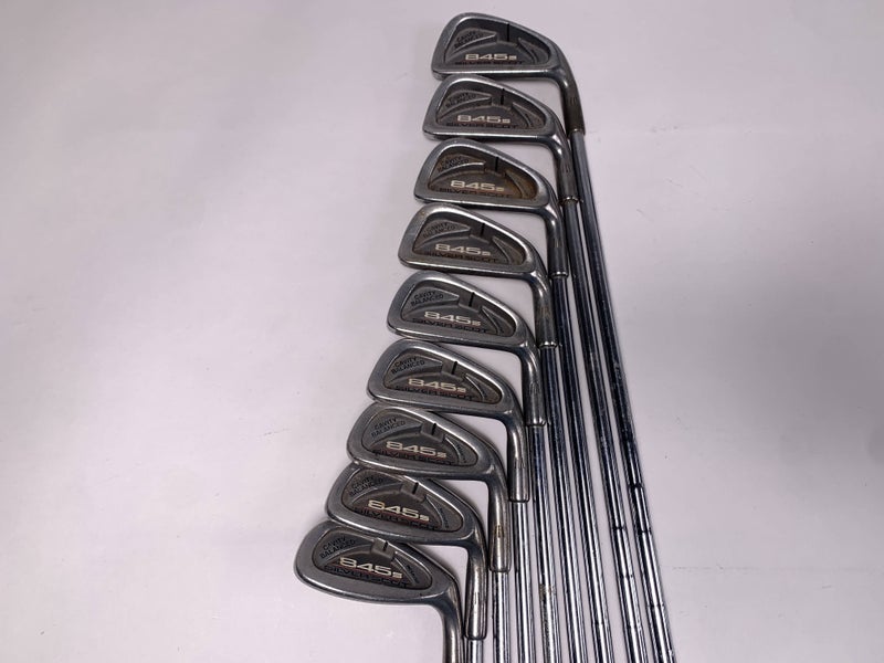 Tommy Armour 845 S Silver Scot Iron Set 1-PW Tour Step Stiff Steel Mens RH