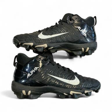 Used Nike ALPHA Jr FB Cleats Black Junior 04.5 11873-S000223625