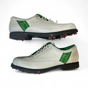 Used Callaway Mens Golf Shoes Green And White Senior 8.5 11873-S000219640