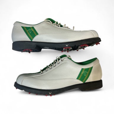 Used Callaway Mens Golf Shoes Green And White Senior 8.5 11873-S000219640