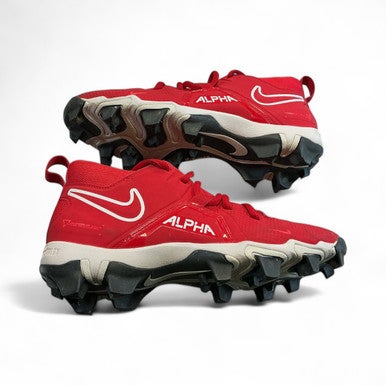 Used Nike ALPHA Adult FB Cleats Red Senior 7 11873-S000221158