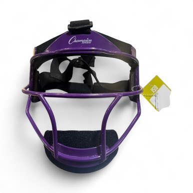 Used Champion Sports FACE MASK BB/SB Fielders Mask Purple One Size 11873-S000219515
