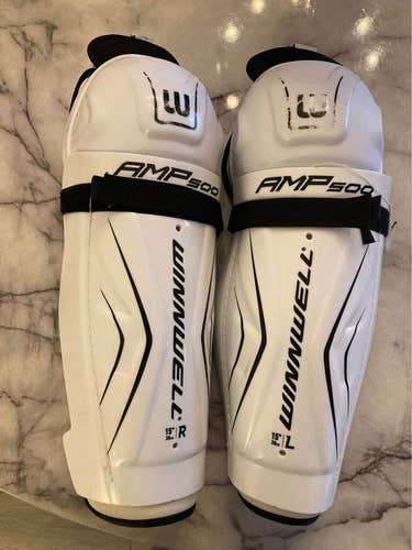 Senior Winnwell AMP 500 15" Shin Pads (Used)
