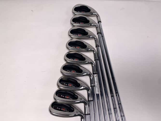 Callaway Big Bertha 2004 Iron Set 4-PW+GW+SW Big Bertha 65i Uniflex RH