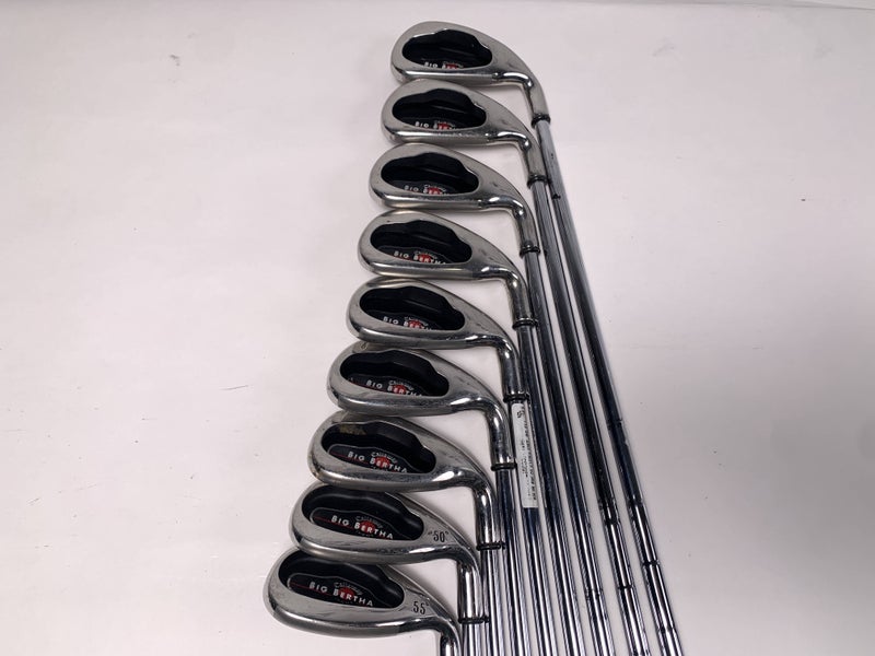 Callaway Big Bertha 2004 Iron Set 4-PW+GW+SW Big Bertha 65i Uniflex RH