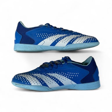 Used Adidas PREDATOR Soccer Indoor Shoes Royal Blue Junior 04.5 11873-S000217720