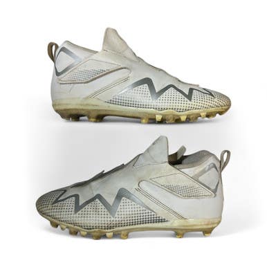 Used Adidas Jr FB Cleats White Junior 03.5 11873-S000220926
