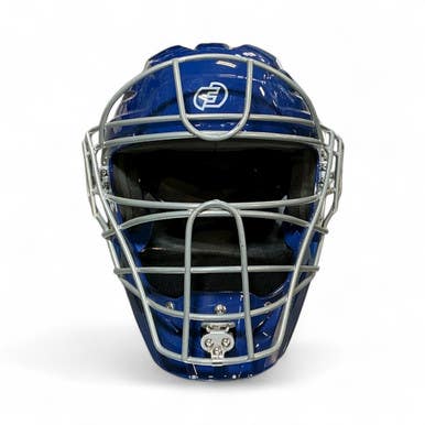 Used FORCE 3 7 1/8-7 1/2 Catchers Helmet w/Mask Royal Blue LG 11873-S000220606