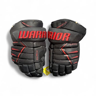Used Warrior ALPHA IMPAX Senior Gloves Black And Red 15" 11873-S000218867