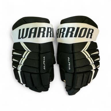 Used Warrior ALPHA DX4 Senior Gloves Black And White 15" 11873-S000218866
