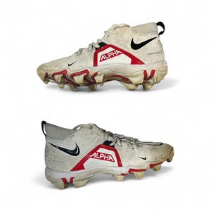 Used Nike ALPHA BB/SB Cleats White Junior 04 11873-S000200472
