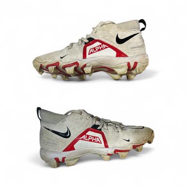 Used Nike ALPHA BB/SB Cleats White Junior 04 11873-S000200472