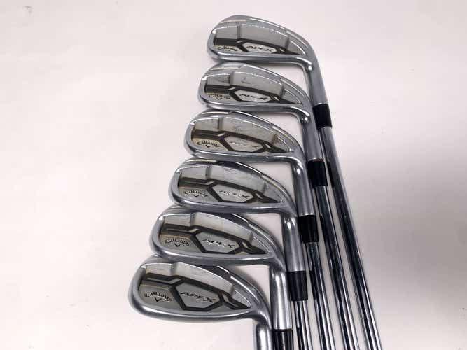 Callaway Apex CF 16 Iron Set 6-PW+GW True Temper Elevate MPH Stiff Steel Mens RH