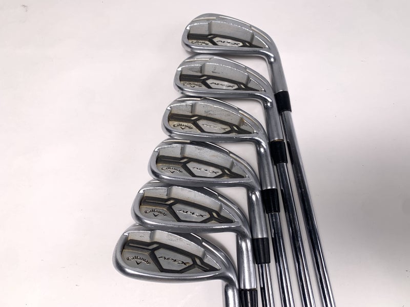 Callaway Apex CF 16 Iron Set 6-PW+GW True Temper Elevate MPH Stiff Steel Mens RH