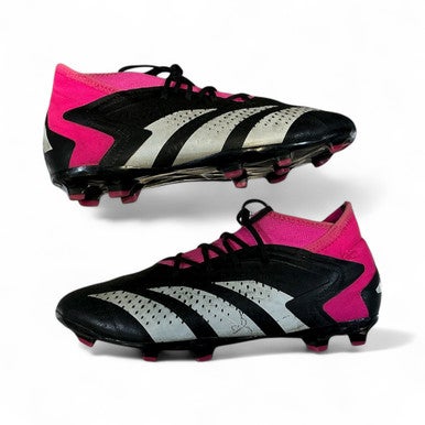 Used Adidas PREDATOR Soccer Cleats Black And Pink Senior 5 11873-C000222357