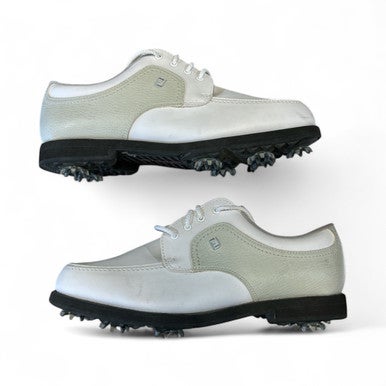 Used Foot Joy Mens Golf Shoes White Senior 8 11873-S000201322