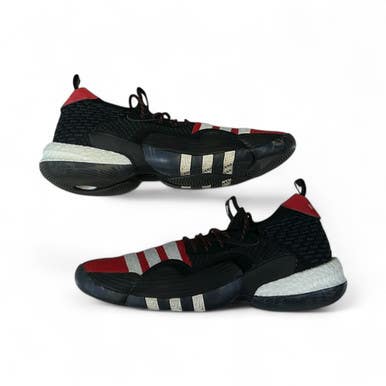 Used Adidas Basketball Shoes M White/Black/Red Senior 12 11873-C000222075