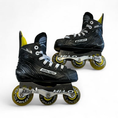 Used Bauer Roller Hockey Skates Black Youth 12 11873-S000225933