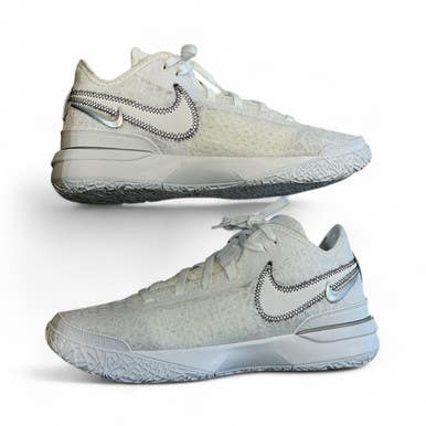 Used Nike LBJ NXXT Basketball Shoes M White Senior 10.5 11873-S000225890