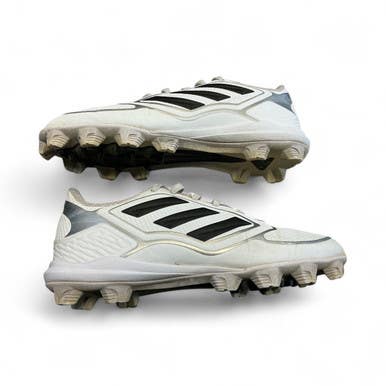 Used Adidas PURE HUSTLE BB/SB Cleats White Junior 04.5 11873-S000225859
