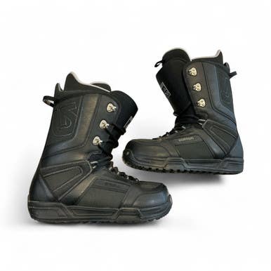 Used Burton IMPRINT 1 Mens Snowboard Boots Black Senior 12 11873-S000225855