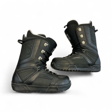 Used Burton IMPRINT 1 Mens Snowboard Boots Black Senior 12 11873-S000225855