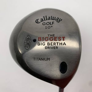 Callaway Biggest Big Bertha Driver 10* Apollo Shadow UL Regular Graphite Mens RH
