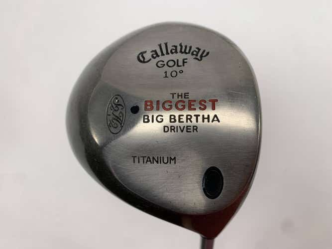 Callaway Biggest Big Bertha Driver 10* Apollo Shadow UL Regular Graphite Mens RH