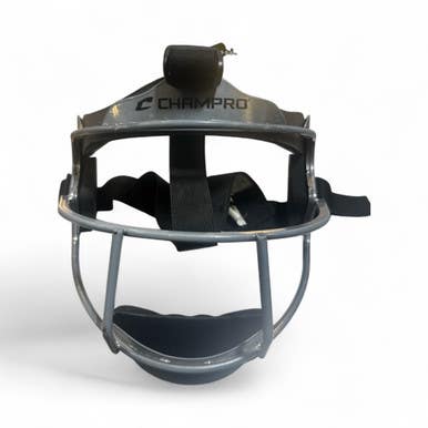 Used Champro BB/SB Fielders Mask Grey One Size 11873-S000220378