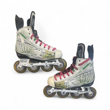 Used Tour Skate NANO Roller Hockey Skates White Junior 02 11873-S000212445
