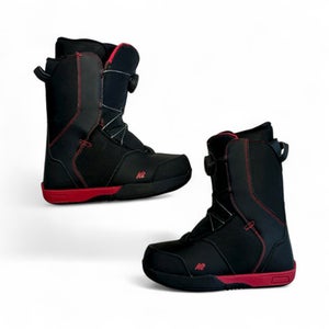 Used K2 VANDAL Boys Snowboard Boots Black And Red Junior 04 11873-S000204562