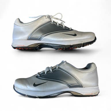 Used Nike Mens Golf Shoes Grey And White Senior 9 11873-C000223585