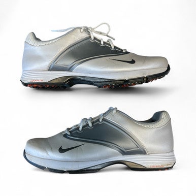 Used Nike Mens Golf Shoes Grey And White Senior 9 11873-C000223585