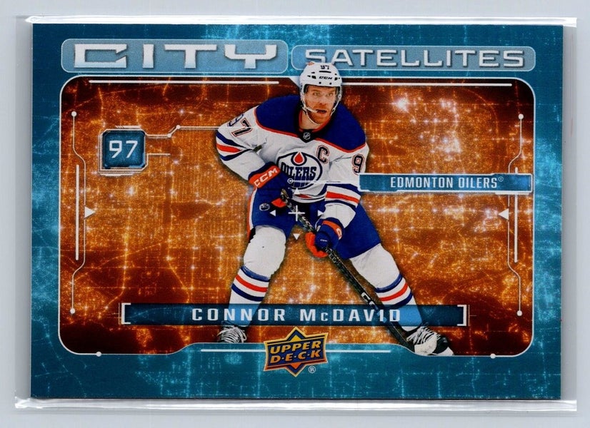 Connor McDavid Oilers 2024-25 Upper Deck Series 1 City Satellites Insert #CS-3