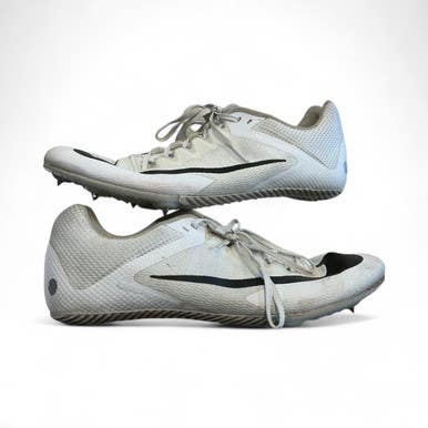 Used Nike Track & Field Cleats Adult White Senior 10.5 11873-S000220022