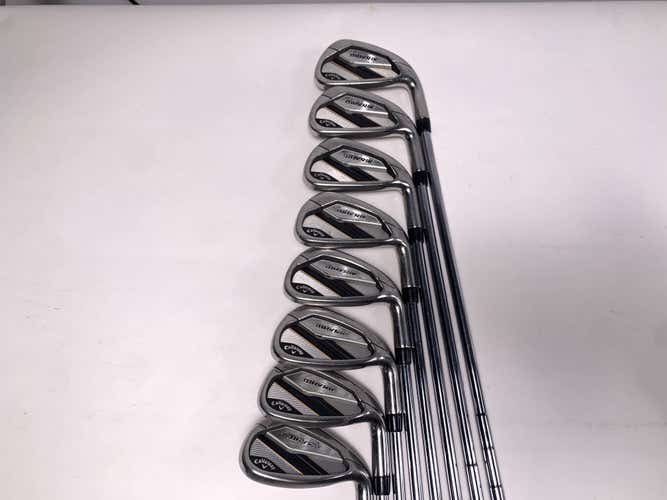 Callaway Mavrik Iron Set 4-PW+GW True Temper Elevate VSS 95g Stiff Steel Mens RH