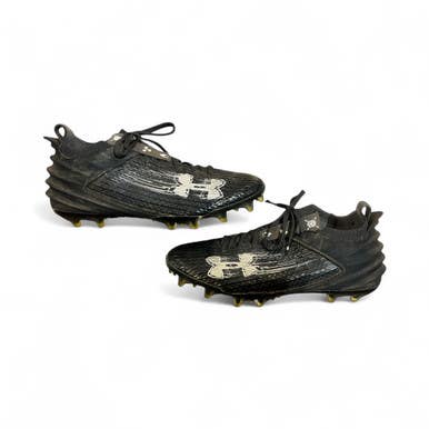 Used Under Armour Adult FB Cleats Black Senior 9 11873-C000223421
