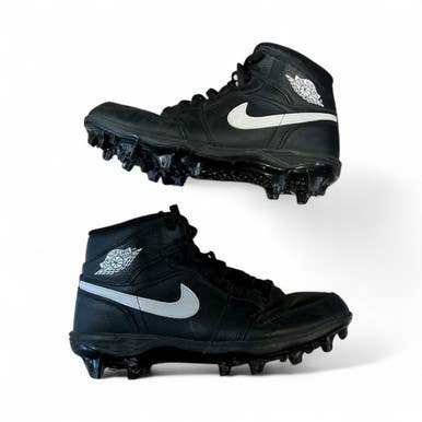 Used Nike JORDAN 1 HIGH BB/SB Cleats Black Senior 8.5 11873-C000223417