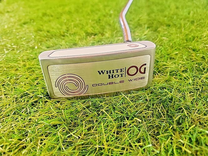 ODYSSEY White Hot OG Double Wide Putter RH Steel Putter 33 SuperStroke 2.0