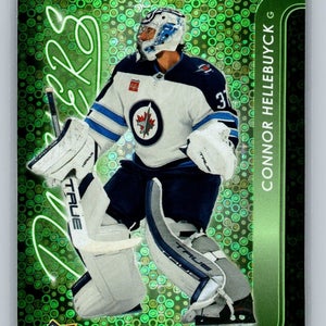 Connor Hellebuyck 2024-25 Upper Deck Series 1 Dazzlers Green Insert #DZ-48