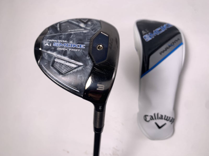 Callaway Paradym Ai Smoke Max Fast 3 Fairway Wood 16* Tensei Blue R2 Mens RH HC