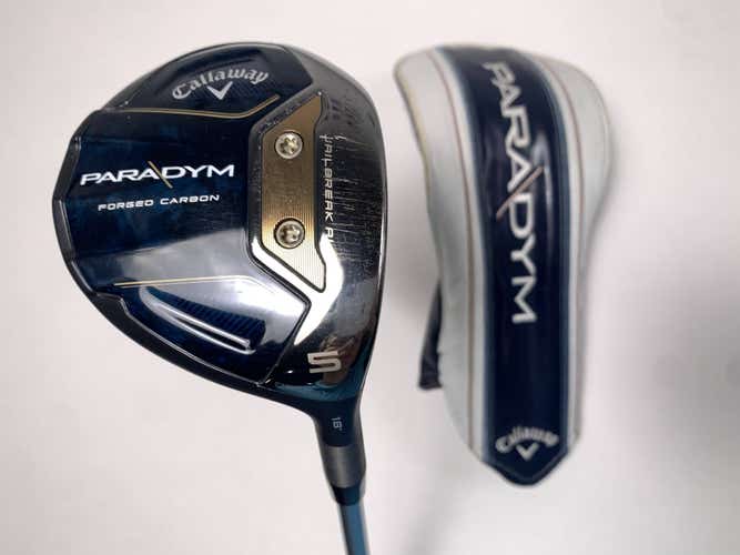Callaway Paradym 5 Fairway Wood 18* Aldila Ascent 50g Senior Graphite Mens RH HC