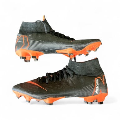 Used Nike MERCURIAL Soccer Cleats Black And Orange Senior 7 11873-S000225746