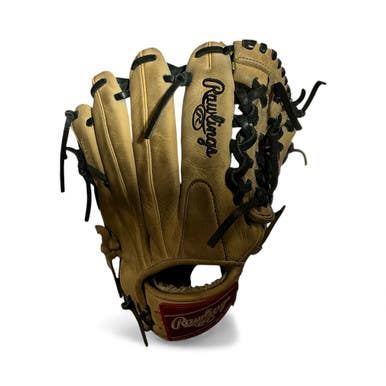 Used Rawlings GGE115MTC BB/SB Glove RH Throw Black And Natural 11 1/2" 11873-S000224892
