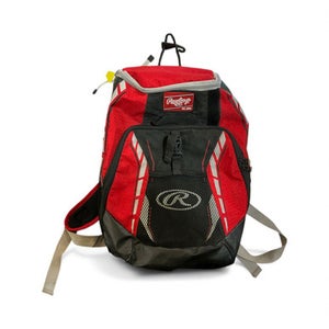 Used Rawlings BB/SB Player Backpack Red 11873-S000224728
