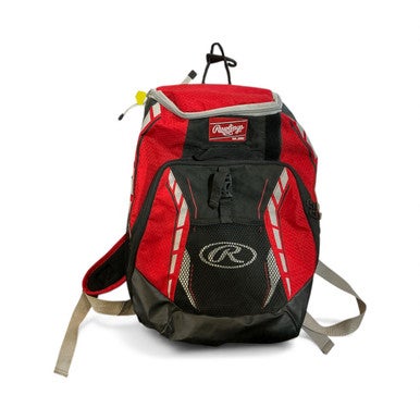 Used Rawlings BB/SB Player Backpack Red 11873-S000224728